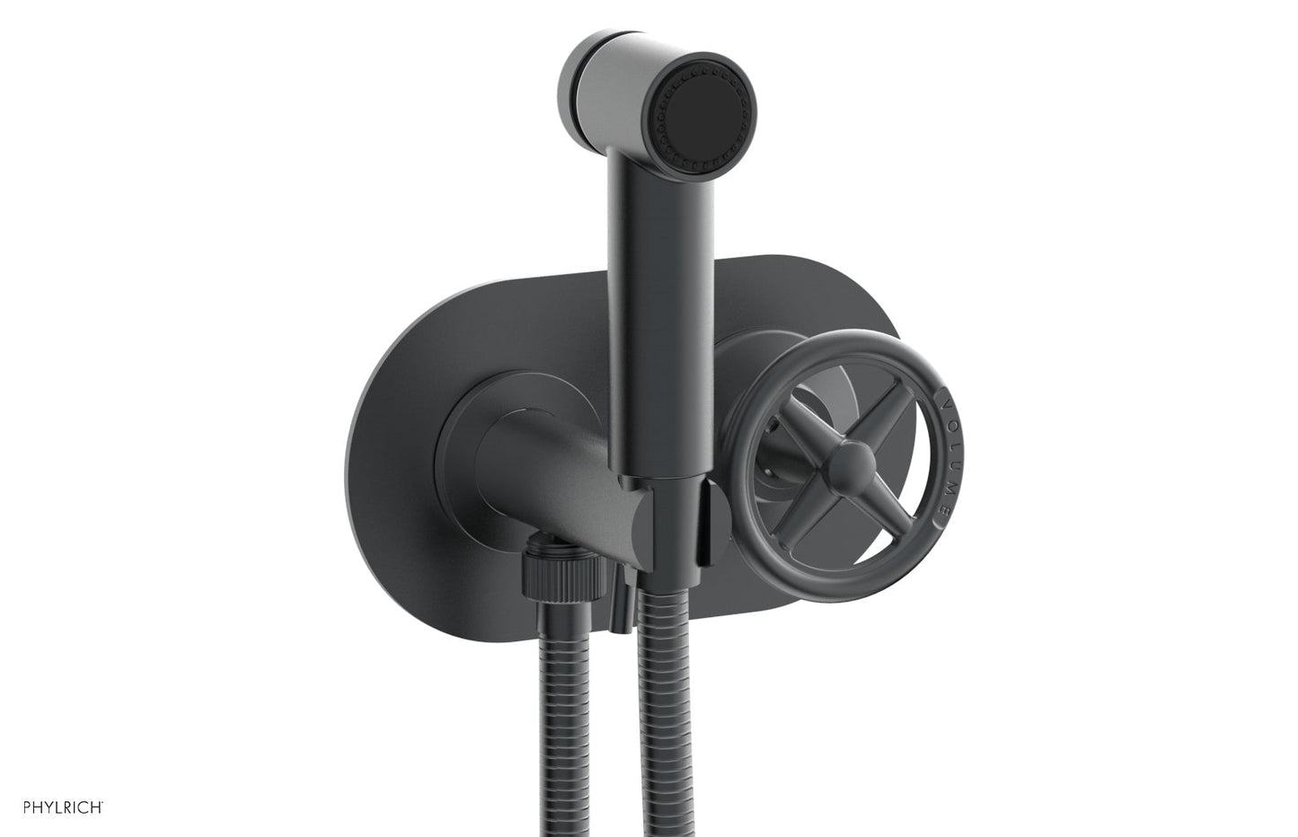 Phylrich WORKS Wall Mounted Bidet, Cross Handle 220-64