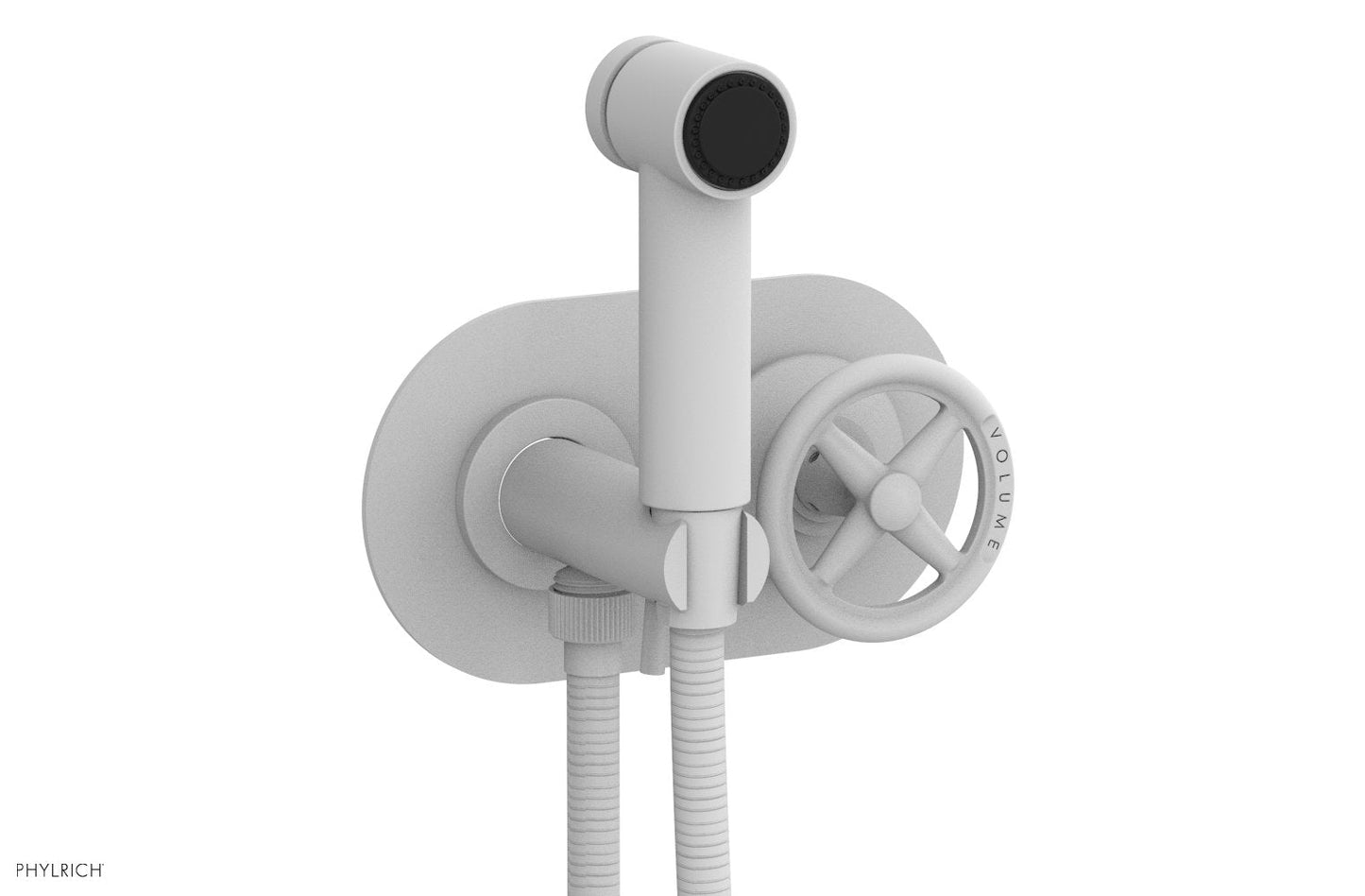 Phylrich WORKS Wall Mounted Bidet, Cross Handle 220-64