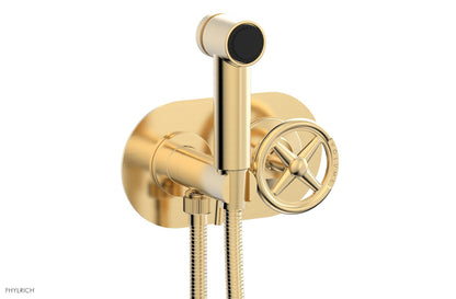 Phylrich WORKS Wall Mounted Bidet, Cross Handle 220-64
