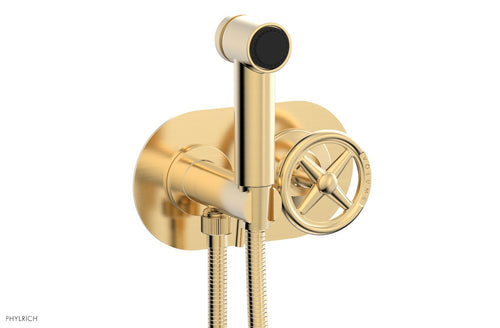 Phylrich WORKS Wall Mounted Bidet, Cross Handle 220-64