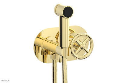 Phylrich WORKS Wall Mounted Bidet, Cross Handle 220-64