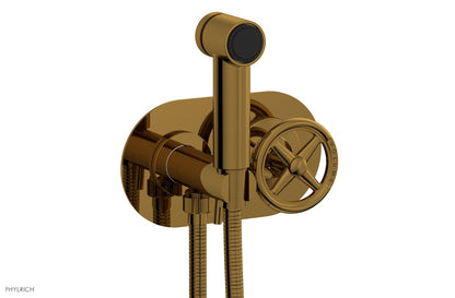 Phylrich WORKS Wall Mounted Bidet, Cross Handle 220-64