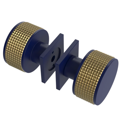 Rubinet Shower Door Knob (set) Midnight Blue