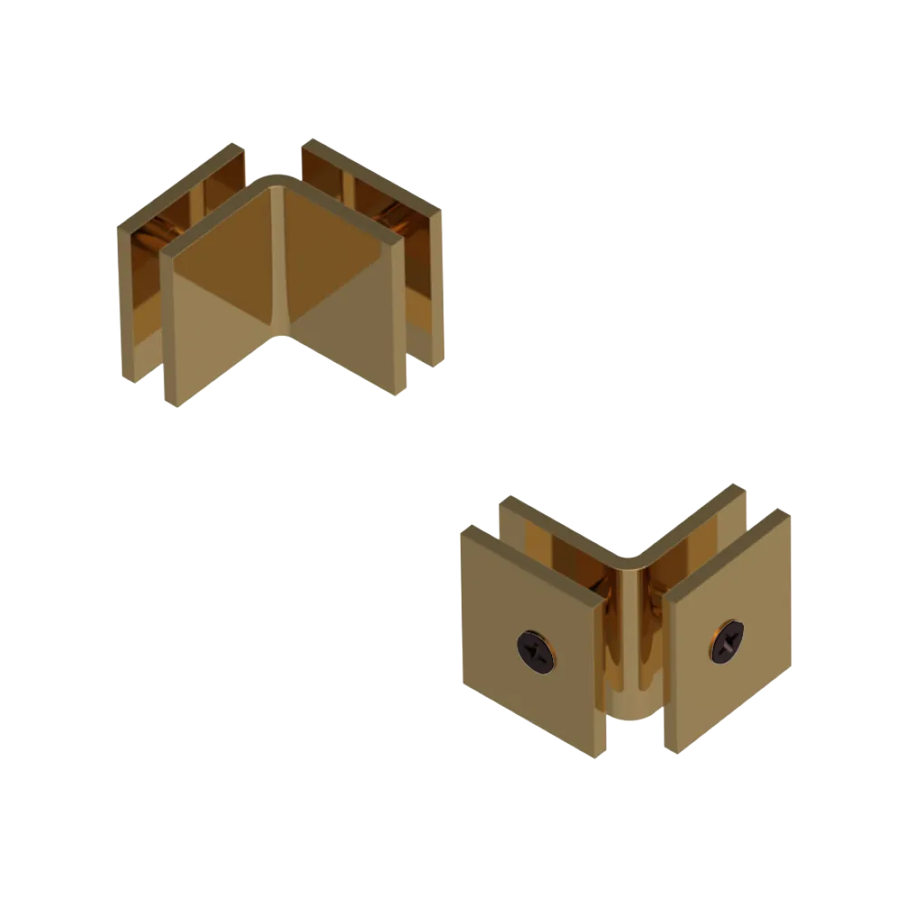 Rubinet 90 Glass to Glass Open Face Gold