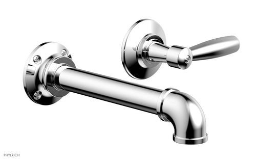 Phylrich WORKS 2 Single Handle Wall Lavatory Set - Lever Handles 221-16
