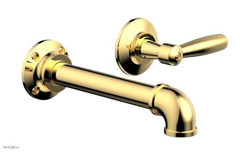 Phylrich WORKS 2 Single Handle Wall Lavatory Set - Lever Handles 221-16