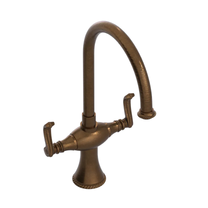 Rubinet Two Handle Single Hole Kitchen Set Oil Rubbed Bronze