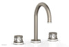Phylrich JOLIE Widespread Faucet - Round Handles with "White" Accents 222-01