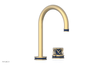 JOLIE Single Handle Faucet - Round Handle with "Navy Blue" Accents 222-06