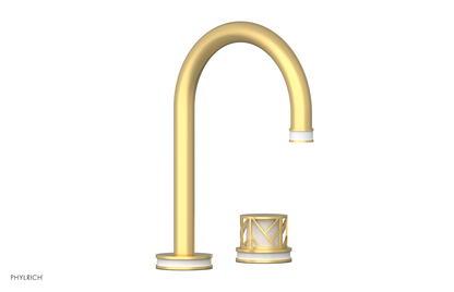 JOLIE Single Handle Faucet - Round Handle with "White" Accents 222-06