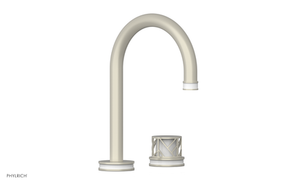 JOLIE Single Handle Faucet - Round Handle with "White" Accents 222-06