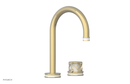JOLIE Single Handle Faucet - Round Handle with "White" Accents 222-06