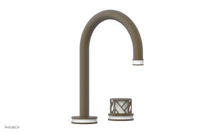 JOLIE Single Handle Faucet - Round Handle with "White" Accents 222-06