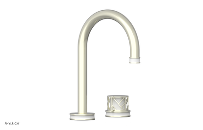 JOLIE Single Handle Faucet - Round Handle with "White" Accents 222-06