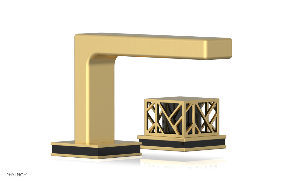 JOLIE Single Handle Faucet - Square Handle with "Black" Accents 222-07