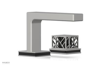 JOLIE Single Handle Faucet - Square Handle with "Black" Accents 222-07