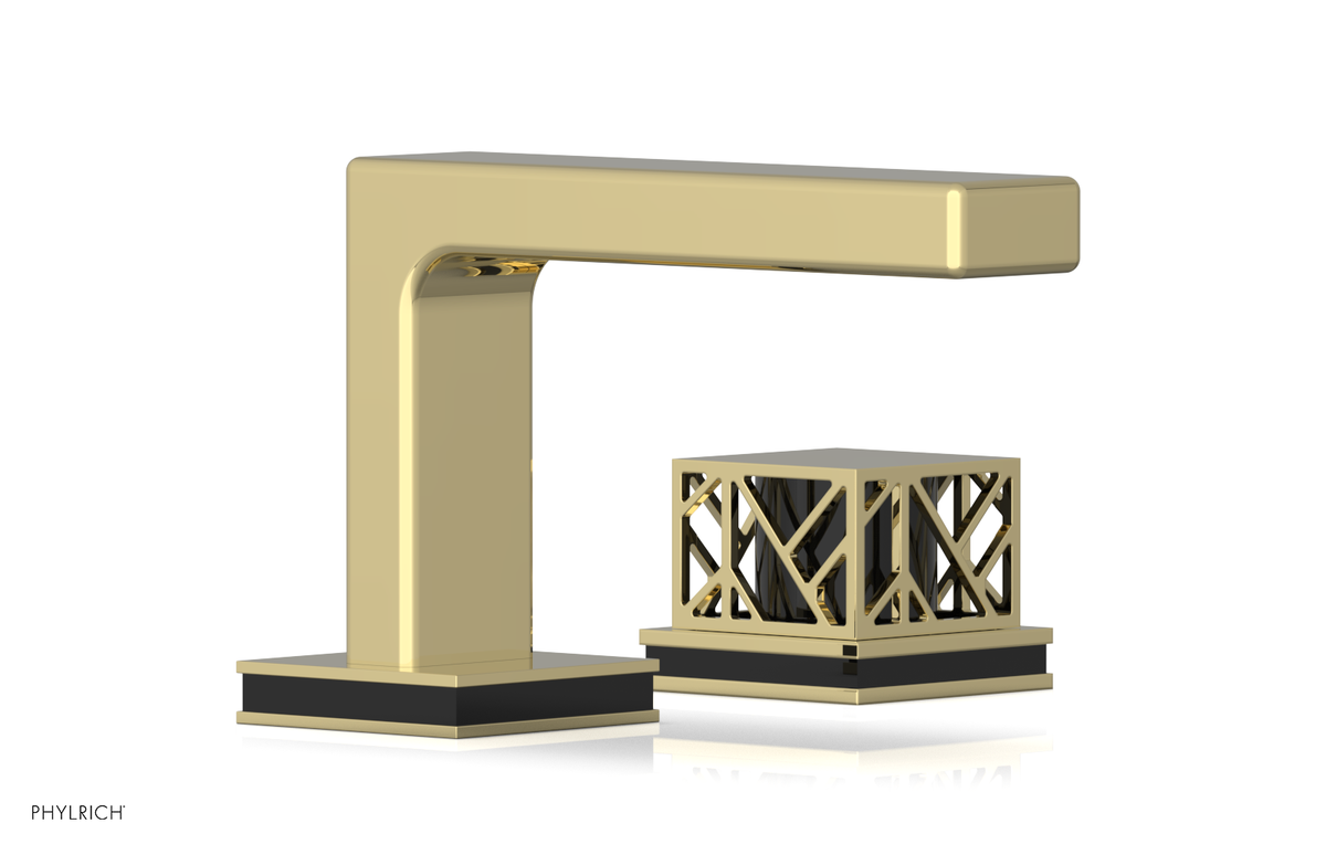 JOLIE Single Handle Faucet - Square Handle with "Black" Accents 222-07
