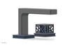 JOLIE Single Handle Faucet - Square Handle with "Navy Blue" Accents 222-07