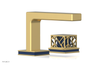 JOLIE Single Handle Faucet - Square Handle with "Navy Blue" Accents 222-07