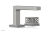 JOLIE Single Handle Faucet - Square Handle with "Grey" Accents 222-07