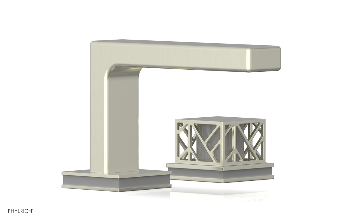 JOLIE Single Handle Faucet - Square Handle with "Grey" Accents 222-07