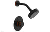 Phylrich JOLIE Pressure Balance Shower Set - Round Handle with "Orange" Accents 222-21