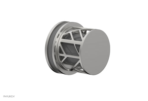 Phylrich JOLIE Volume Control/Diverter Trim - Round Handle with "Grey" Accents 222-35