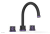 Phylrich JOLIE Deck Tub Set - Round Handles with "Purple" Accents 222-40