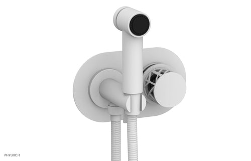 Phylrich JOLIE Wall Mounted Bidet, Round Handle with "Black" Accents 222-64