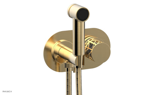 Phylrich JOLIE Wall Mounted Bidet, Round Handle with "Grey" Accents 222-64