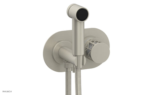 Phylrich JOLIE Wall Mounted Bidet, Round Handle with "White" Accents 222-64