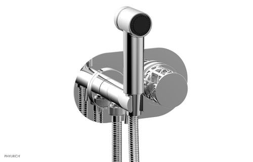 Phylrich JOLIE Wall Mounted Bidet, Round Handle with "White" Accents 222-64
