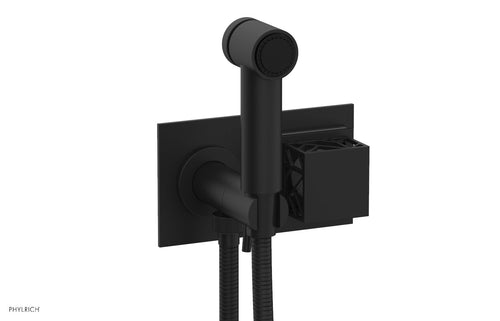 Phylrich JOLIE Wall Mounted Bidet, Square Handle with "Grey" Accents 222-65