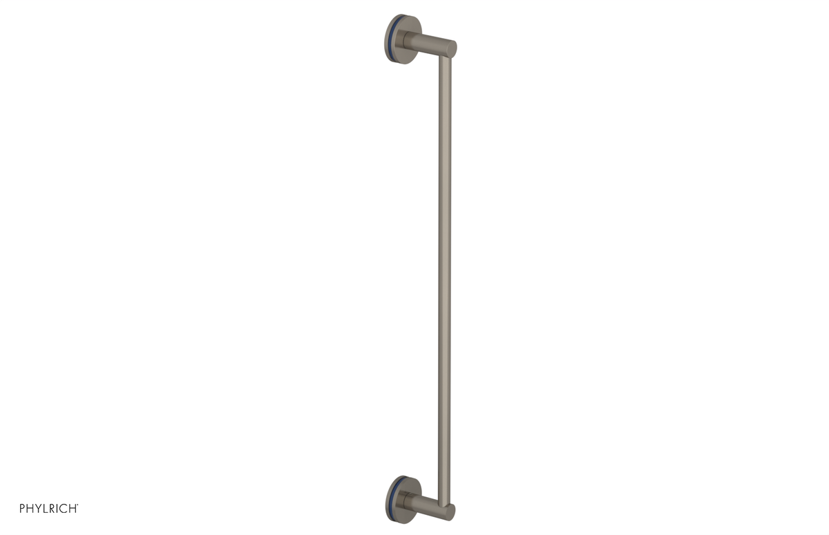 JOLIE - 24" Towel Bar with "Navy Blue" Accents 222-71