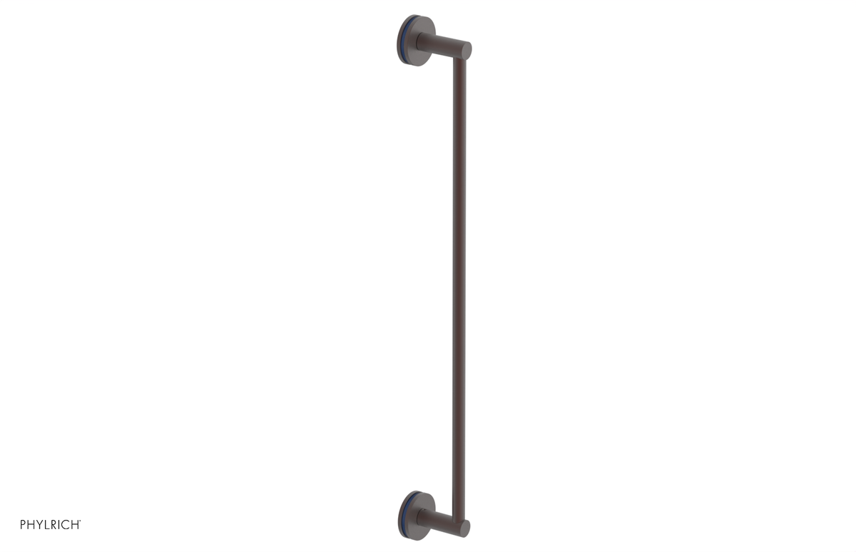 JOLIE - 24" Towel Bar with "Navy Blue" Accents 222-71