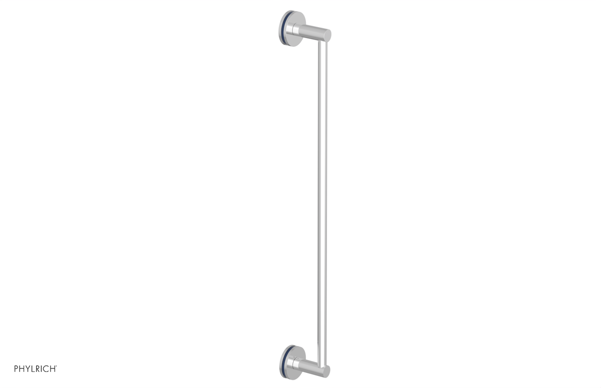 JOLIE - 24" Towel Bar with "Navy Blue" Accents 222-71
