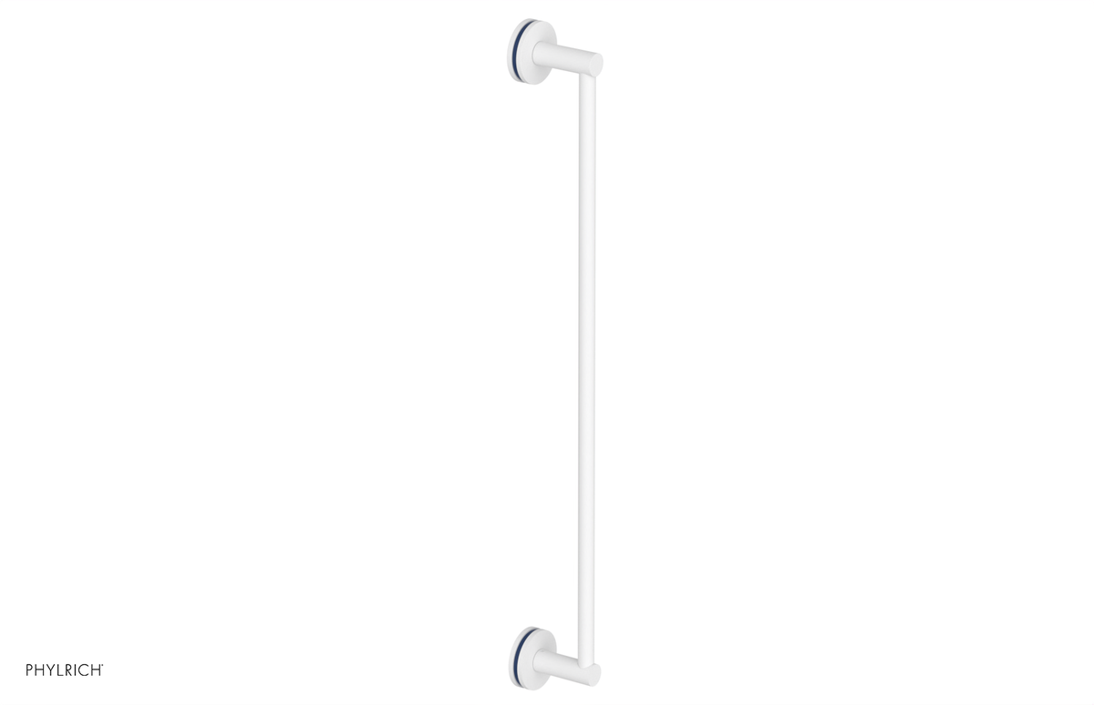 JOLIE - 24" Towel Bar with "Navy Blue" Accents 222-71