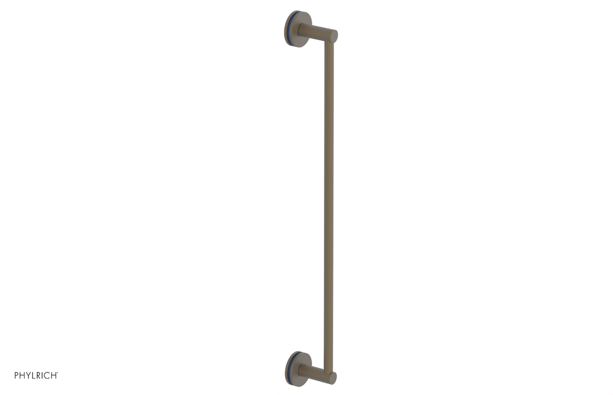 JOLIE - 24" Towel Bar with "Navy Blue" Accents 222-71