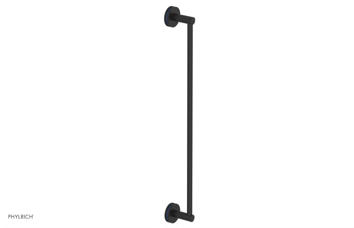 JOLIE - 24" Towel Bar with "Navy Blue" Accents 222-71