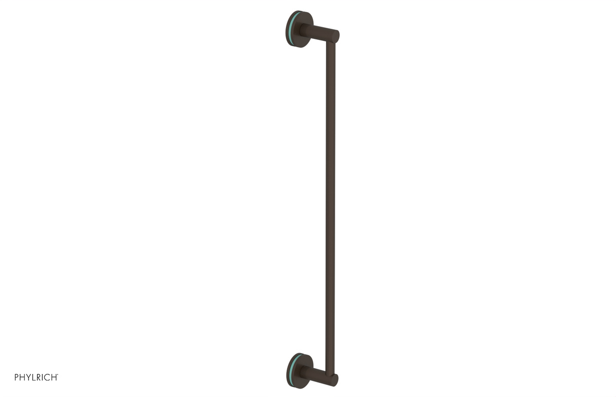 JOLIE - 24" Towel Bar with "Turqoise" Accents 222-71