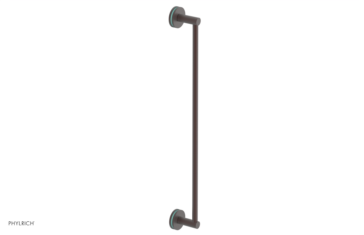 JOLIE - 24" Towel Bar with "Turqoise" Accents 222-71