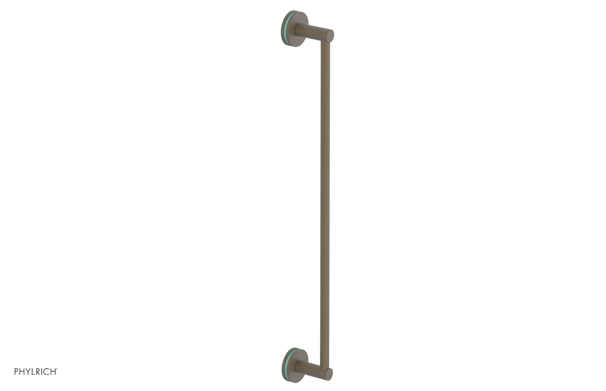 JOLIE - 24" Towel Bar with "Turqoise" Accents 222-71