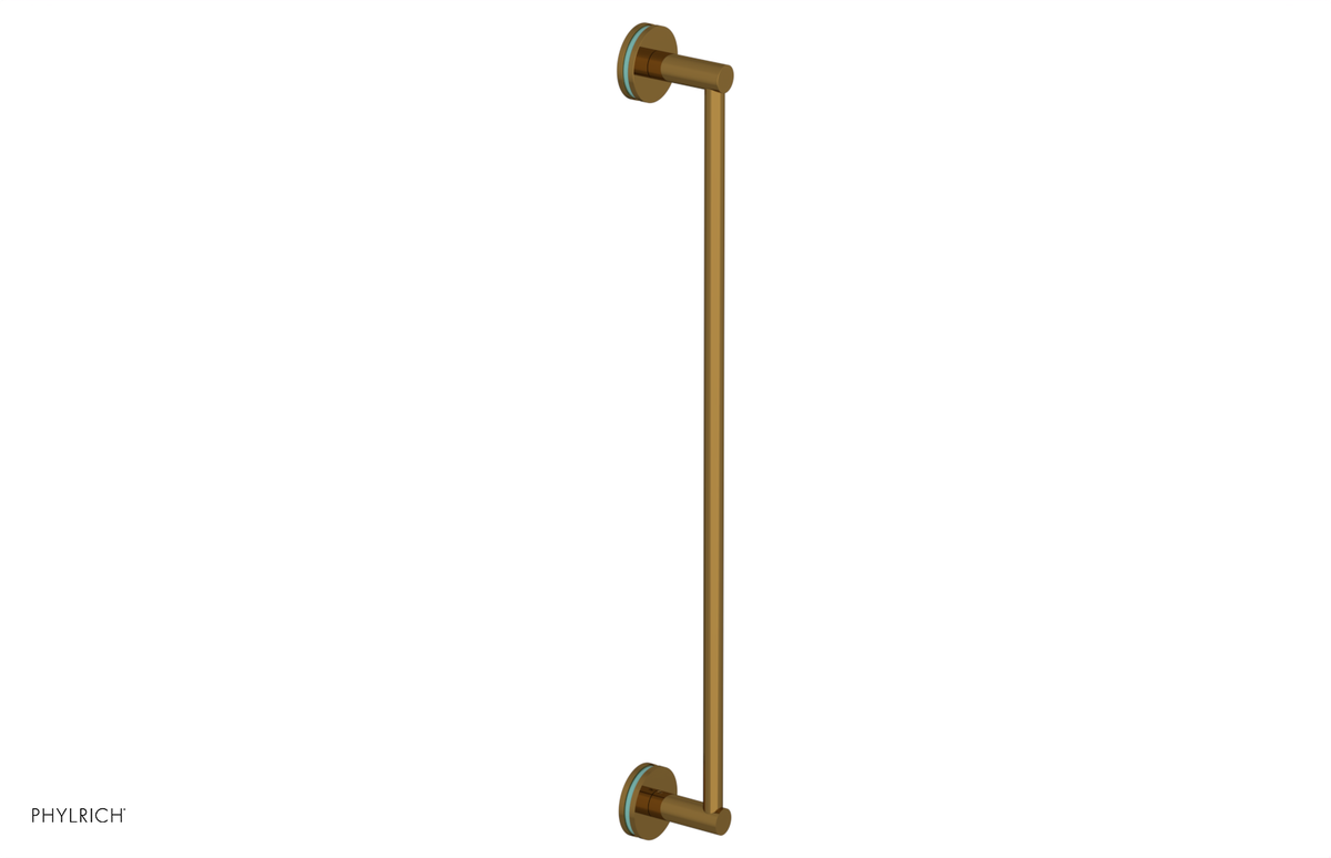 JOLIE - 24" Towel Bar with "Turqoise" Accents 222-71
