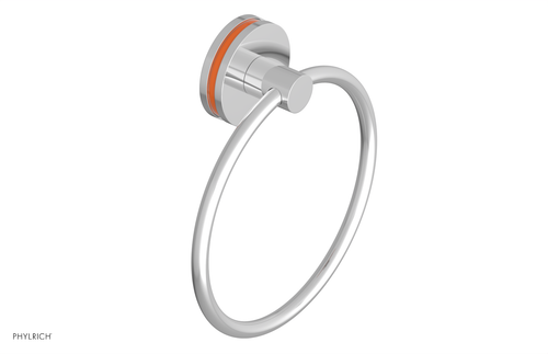 Phylrich JOLIE - Towel Ring with 'Orange" Accents 222-75