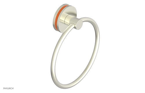 Phylrich JOLIE - Towel Ring with 'Orange" Accents 222-75