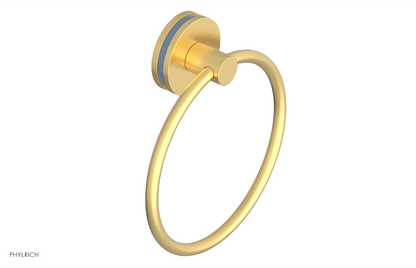 JOLIE - Towel Ring with 'Light Blue" Accents 222-75