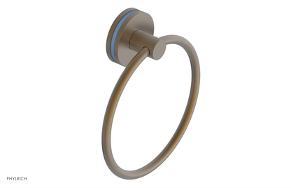 JOLIE - Towel Ring with 'Light Blue" Accents 222-75