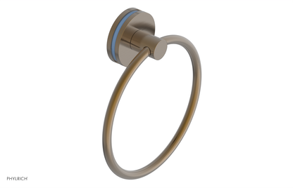 JOLIE - Towel Ring with 'Light Blue" Accents 222-75