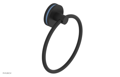 JOLIE - Towel Ring with 'Light Blue" Accents 222-75