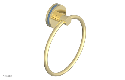 JOLIE - Towel Ring with 'Light Blue" Accents 222-75